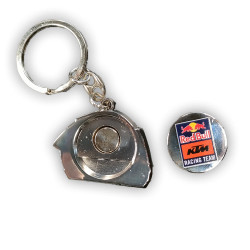 PORTE CLE METAL AIMANTÉ + JETON CHARIOT KTM/REDBULL BRAD BINDER