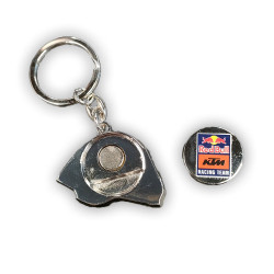 PORTE CLE METAL AIMANTÉ + JETON CHARIOT KTM/REDBULL JACK MILLER