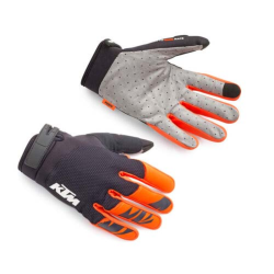 GANTS MOTO CROSS KTM "POUNCE GLOVES" NOIR (2024)-3PW24001370X-ktmonline