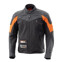 BLOUSON CUIR MOTO KTM "30 YEARS OF DUKE LEATHER JACKET"-3PW24001080X