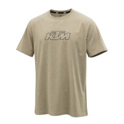 T-SHIRT HOMME KTM "ESSENTIAL TEE" SAND MELANGE-3PW24002840X-ktmonline