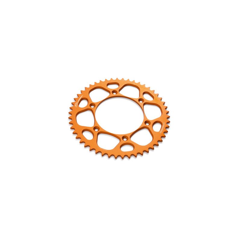 COURONNE ALUMINIUM ORANGE KTM SX/ EXC/ XC-W/ 690 DUKE/R / 690 ENDURO R 08-19/ 690 SMC R 08-19 COURONNE ALUMINIUM ORANGE KTM SX/ EXC/ XC-W/ 690 DUKE/R / 690 ENDURO R 08-19/ 690 SMC R 08-19