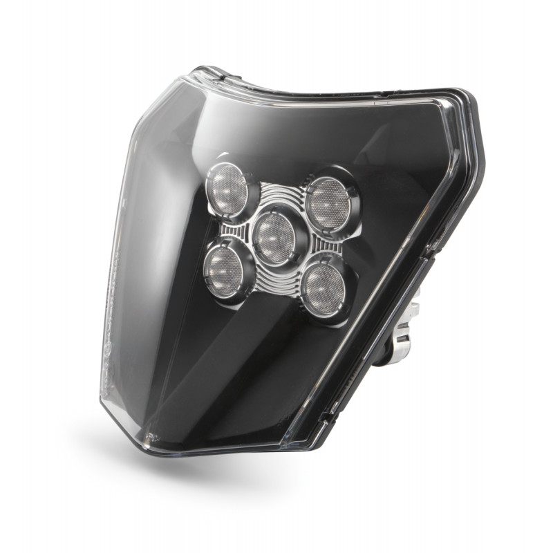 Optique de Phare à LED pour KTM EXC/F (14-23) FREERIDE 250F (18-20) et 690  ENDURO-R/SMC-R (19-23)