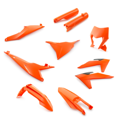 Kit Plastique Orange Complet pour KTM EXC/EXC-F (24)-00010000387K