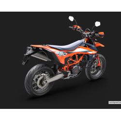 Barres de protection Crash Bar Noires pour KTM 690 ENDURO-R et 690 SMC-R (19-24)