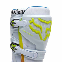 BOTTE ENDURO/CROSS FOX EDITION HELLO FUTUR BLANC