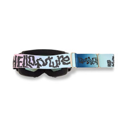 MASQUE MOTOCROSS FOX MAIN EDITION HELLO FUTURE BLEU CLAIRE
