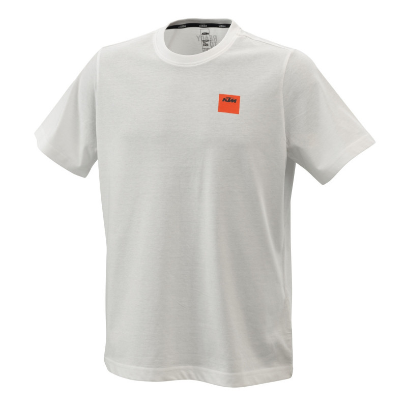 T-SHIRT HOMME KTM "PURE RACING TEE" WHITE