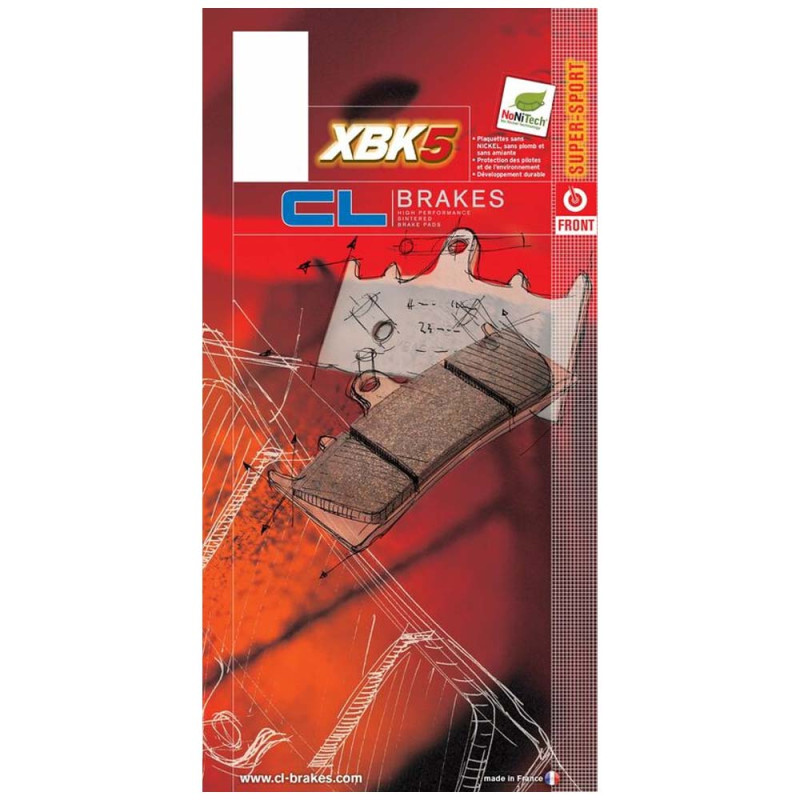 Plaquettes de Frein avant "CL BRAKES" pour KTM 1290 SUPERDUKE R/GT (14-23) - 1034746