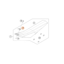 Fixation de selle KTM...