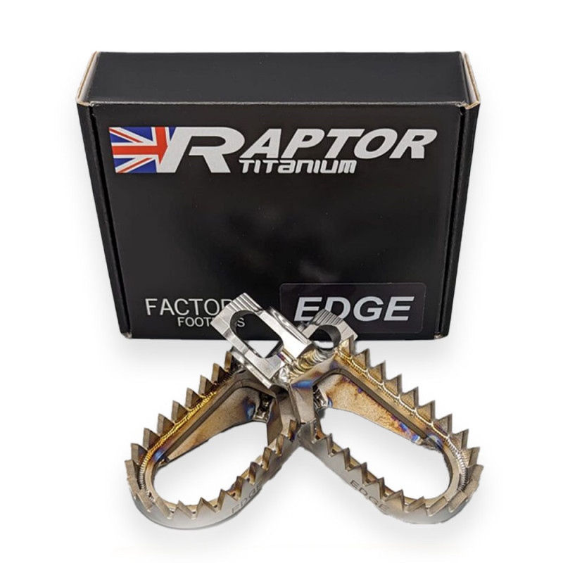 Repose pied titanium "RAPTOR TITANIUM" pour KTM enduro/cross - RME023