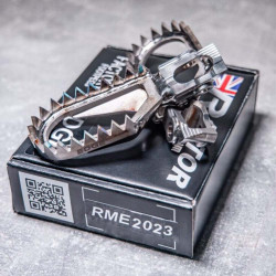 Repose pied titanium "RAPTOR TITANIUM" pour KTM enduro/cross - RME023