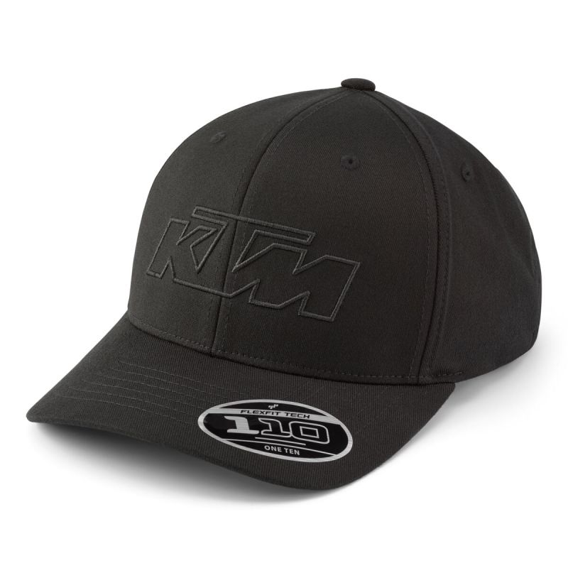 CASQUETTE KTM "ESSENTIAL CURVED" NOIR (2025)