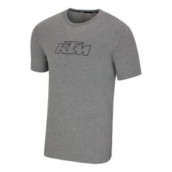 T-SHIRT HOMME KTM "ESSENTIAL TEE" GRIS CHINÉ