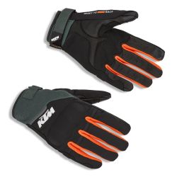 GANTS MOTO ROUTE KTM "TWO 4 RIDE V3 GLOVES" NOIR/VERT (2025)