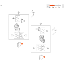 Plaquettes de frein Brembo SA – métal fritté (07BB19SA)
