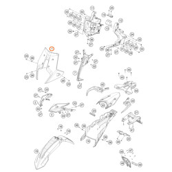 Bulle d'origine pour KTM 790/890 ADVENTURE (23-25) - A61008108000