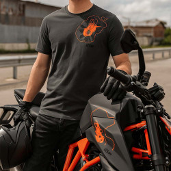 T-SHIRT HOMME KTM FLUIDES TEE NOIR - 3PW250016903