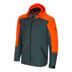 BLOUSON MOTO HOMME KTM "TWO 4 RIDE V3 " VERT/ORANGE-2025