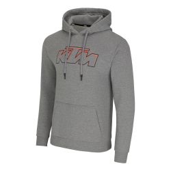 SWEAT A CAPUCHE KTM HOMME "ESSENTIAL HOODIE" GRIS CHINE (2025)