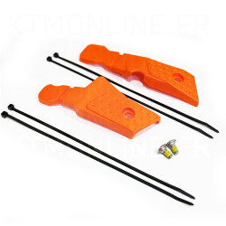 Jeu de protection de cadre Orange pour KTM 125/390 DUKE/SM/END/ADV (24+)-A60103994044EB