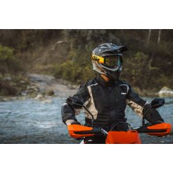 VESTE MOTO ENDURO ETANCHE KTM "RACETECH PRO K-HYDRATECH VEST" NOIR / BEIGE (2025)
