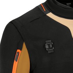 VESTE MOTO ENDURO KTM "RACETECH VEST" NOIR / BEIGE (2025)