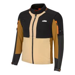 VESTE MOTO ENDURO KTM "RACETECH VEST" NOIR / BEIGE (2025)
