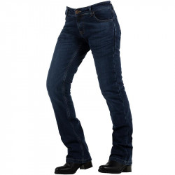 JEAN MOTO FEMME OVERLAP "DONINGTON" SMALT (BLEU)