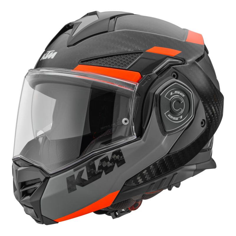 CASQUE MOTO MODULABLE ROUTE KTM "ADVANT X" CARBONE BY LS2® (2025)