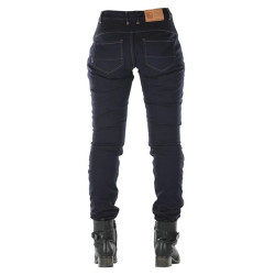 Jean moto Femme OVERLAP "City Lady Navy" Bleu -  OVP-CITYL-HU-NAXX