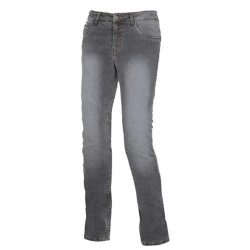 Jean Moto Femme ESQUAD "Lina" Gris - ESQWJNLINA1053-XX