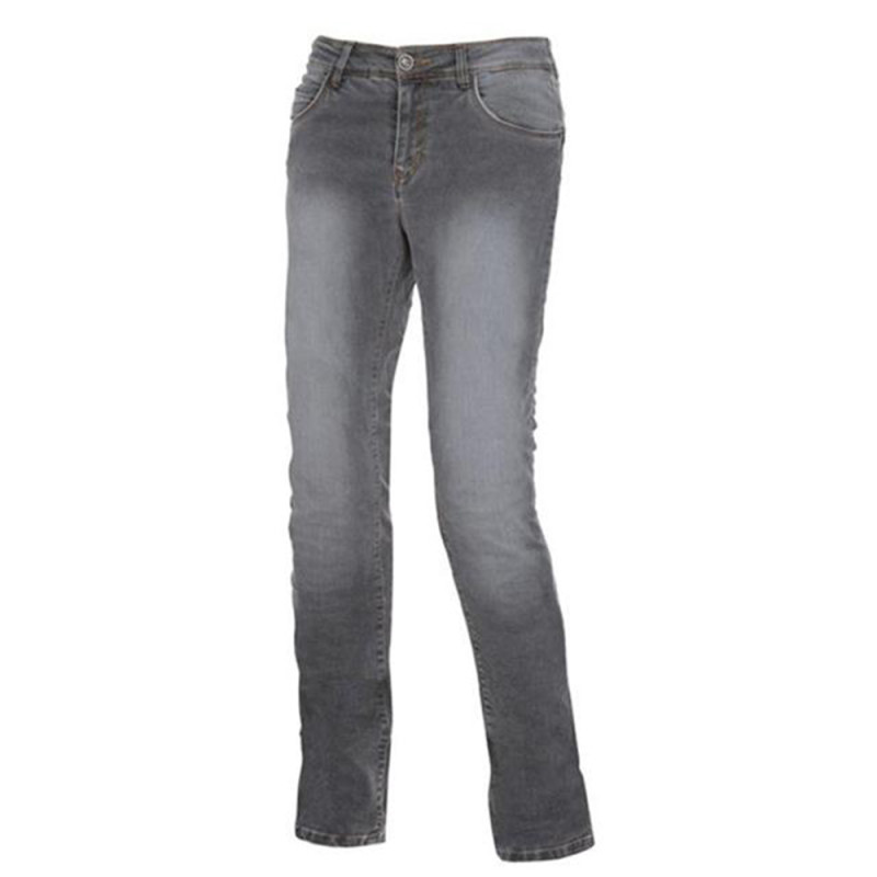 Jean Moto Femme ESQUAD "Lina" Gris - ESQWJNLINA1053-XX