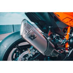 Silencieux AKRAPOVIC "Slip-on Line" Titane pour KTM 990 DUKE (24)