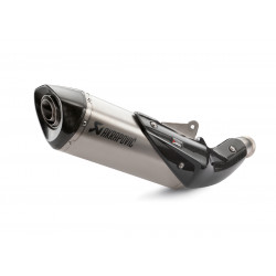 Silencieux " Slip-on Line " Akrapovic Gris pour KTM 790 DUKE (18-22)