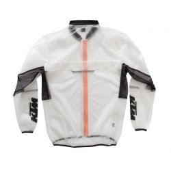 VESTE DE PLUIE TOUT-TERRAIN KTM "RAIN JACKET TRANSPARENT" 2021