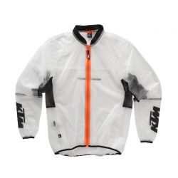 VESTE DE PLUIE TOUT-TERRAIN KTM "RAIN JACKET TRANSPARENT" 2021