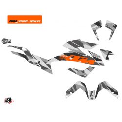 Kit Déco Moto Delta KTM 390 Adventure Gris Orange