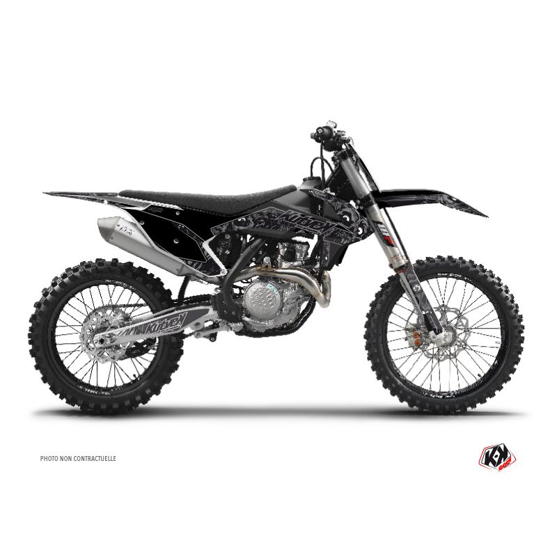 Kit Déco Moto Cross Zombies Dark KTM 125 SX Noir