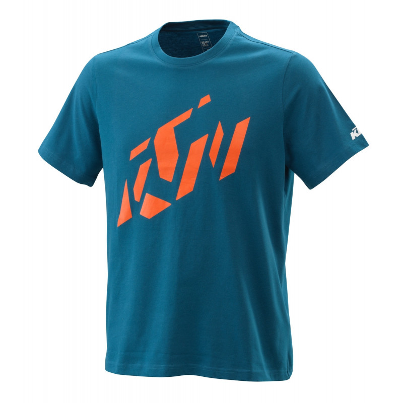 T-SHIRT KTM HOMME "RADICAL SLICED TEE BLUE"