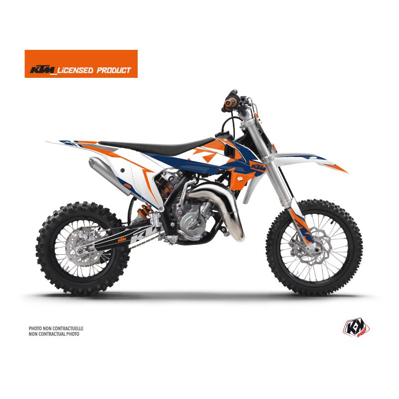 Kit Déco Moto Cross Gravity KTM 50 SX Bleu