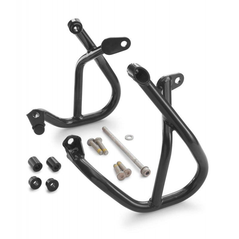Barres de protection Crash Bar Noires pour KTM 690 ENDURO-R et 690 SMC-R (19-24)