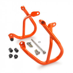 Barres de protection Crash Bar Oranges pour KTM 690 ENDURO-R et 690 SMC-R (19-23)