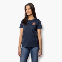 T-SHIRT RED BULL KTM FEMME "WOMEN BACKPRINT T-SHIRT" MARINE 2022