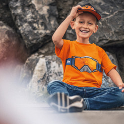 CASQUETTE ENFANT KTM "KIDS RADICAL FLAT CAP" NOIR
