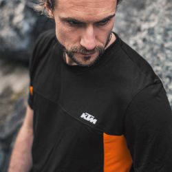 T-SHIRT KTM HOMME "UNBOUND TEE BLACK" 2022
