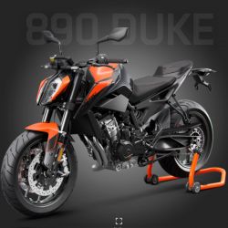 Set pour carénage latéral Carbone pour KTM 790 DUKE et 890 DUKE-R
