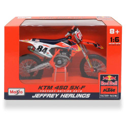 Maquette Moto 1/12 ème KTM SX-F 450 de 2019 Replica JEFFREY