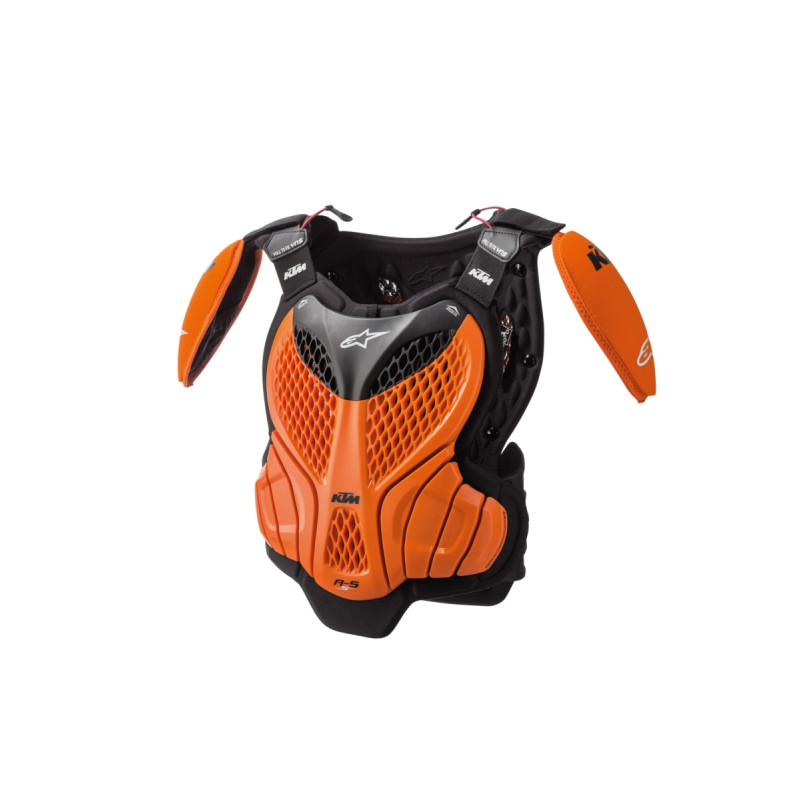 PARE-PIERRES KTM ENFANTS KIDS A5 S BODY PROTECTOR BY ALPINESTARS  SIZE_POWERWEAR S/M