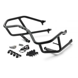 Barres de protection "Crash bar kit" Noires pour KTM 1050/1090/1190 ADVENTURE/R -1290 SUPER ADVENTURE/R/S/T (15-20)